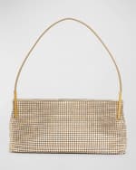 Image 1 of 6: Saint Laurent Suzanne Small Shoulder Bag in Strass