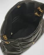 Image 5 of 6: Saint Laurent Lou Puffer Medium YSL Shoulder Bag in Quilted Leather