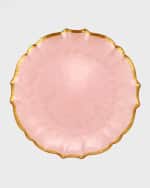 Image 1 of 2: Vietri Baroque Glass Dinner Plate