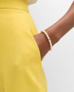 Image 2 of 5: Sydney Evan 14k Yellow Gold Marquis Rondelle & Pearl Bracelet