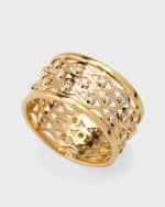 Image 4 of 4: Sydney Evan 14k Fishnet Diamond Eternity Ring, Size 7