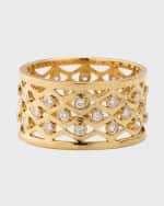 Image 1 of 4: Sydney Evan 14k Fishnet Diamond Eternity Ring, Size 7