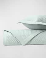 Image 2 of 2: Home Treasures Basketweave Quilting Coverlet and Shams - King