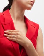 Image 5 of 5: Roberto Coin 18K White Gold Slim Cross Ring, Size 7