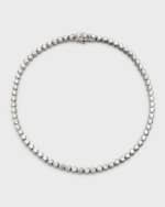 Image 1 of 5: Roberto Coin 18k White Gold Diamond Tennis Bracelet