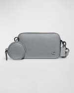 Image 1 of 5: Coach Charter Zip Pebbled Leather Slim Crossbody Bag