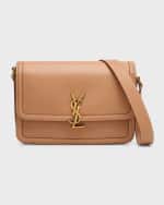 Image 1 of 6: Saint Laurent Men's Solferino Medium Satchel Crossbody Bag