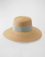 Image 3 of 4: Helen Kaminski Easton Raffia Structured Hat