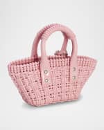Image 4 of 5: Balenciaga Bistro XXS Basket Bag with Strap
