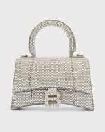 Image 1 of 6: Balenciaga Hourglass XS Bag with Rhinestones
