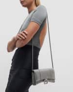 Image 2 of 6: Balenciaga Hourglass Wallet on Chain with Rhinestones