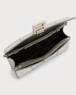 Image 5 of 6: Balenciaga Hourglass Wallet on Chain with Rhinestones