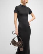 Image 2 of 6: Balenciaga Le Cagole XS Metallic Shoulder Bag