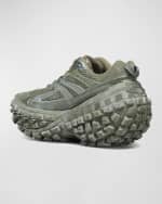 Image 4 of 6: Balenciaga Men's Bouncer Tonal Mesh-Rubber Sneakers