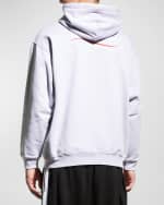 Image 4 of 5: Balenciaga Men's Campaign Logo Pullover Hoodie