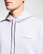 Image 5 of 5: Balenciaga Men's Campaign Logo Pullover Hoodie
