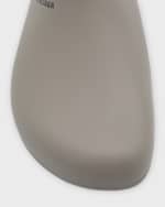 Image 4 of 6: Balenciaga Men's Logo Clog Pool Slides