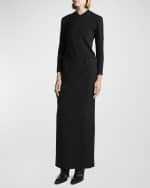 Image 4 of 5: Balenciaga Barathea Maxi Tube Skirt