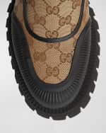 Image 3 of 4: Gucci Men's Novo GG Canvas Chelsea Boots