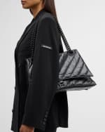 Image 2 of 6: Balenciaga Crush Large Chain Bag Quilted