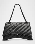 Image 1 of 6: Balenciaga Crush Large Chain Bag Quilted