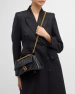 Image 2 of 6: Balenciaga Crush Small Chain Bag Quilted