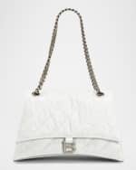 Image 1 of 6: Balenciaga Crush Medium Quilted Chain Bag