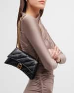 Image 3 of 6: Balenciaga Crush XS Quilted Chain Bag