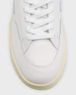 Image 4 of 6: VEJA V-12 Colorblock Leather Court Sneakers