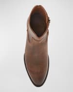Image 4 of 4: Frye Men's Austin Side-Zip Leather Boots