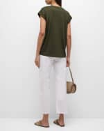 Image 3 of 6: FRAME Le Jane Crop Raw After Jeans