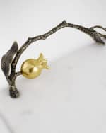 Image 5 of 5: Michael Aram Pomegranate Cheeseboard With Spreader