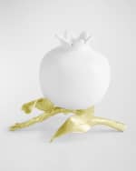 Image 1 of 4: Michael Aram Pomegranate Porcelain Bud Vase