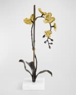 Image 3 of 5: Michael Aram Gold Orchid Small Stem Sculpture