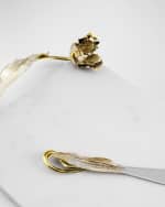 Image 3 of 6: Michael Aram Tulip Cheeseboard With Knife