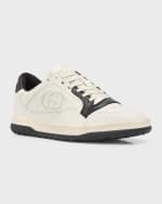Image 4 of 5: Gucci Bicolor Leather Low-Top Sneakers