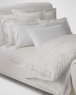 Image 1 of 4: Ralph Lauren Home Organic Cotton Bethany Jacquard Full/Queen Duvet Cover