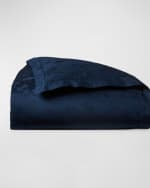 Image 3 of 4: Ralph Lauren Home Organic Cotton Bethany Jacquard Full/Queen Duvet Cover