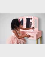 Image 5 of 5: Neiman Marcus Kid's Glam Vanity and Stool