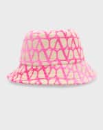 Image 1 of 2: Valentino Garavani Toile Iconographe Bucket Hat