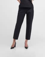 Image 2 of 6: Stuart Weitzman Stuart Leather Block-Heel Pumps