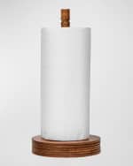 Image 2 of 2: Juliska Bilbao Wood Paper Towel Holder
