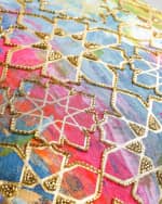 Image 3 of 3: MacKenzie-Childs Mosaic Decorative Pillow - 21"