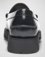 Image 2 of 3: Sebago Dan Casual Lug-Sole Penny Loafers