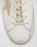 Image 4 of 6: Golden Goose Superstar Leather Glitter Low-Top Sneakers