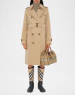 Image 2 of 5: Burberry Check Bowling Shoulder Bag