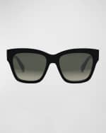 Image 1 of 4: Celine Triomphe Square Acetate Sunglasses