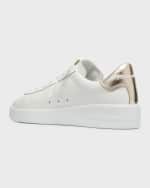 Image 3 of 6: Golden Goose Pure Star Bicolor Leather Low-Top Sneakers