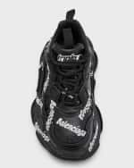 Image 5 of 5: Balenciaga Kids' Triple S Logotype Sneaker