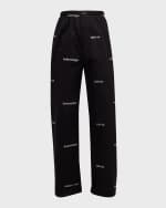 Image 2 of 6: Balenciaga Men's Shirt All Over Pajama Pants